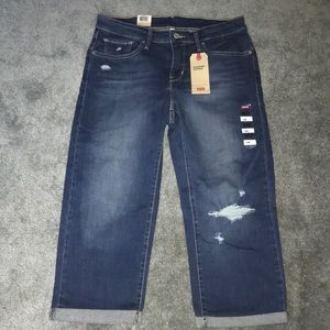 Levi's Womens Plus Shaping Capris Sz 16W